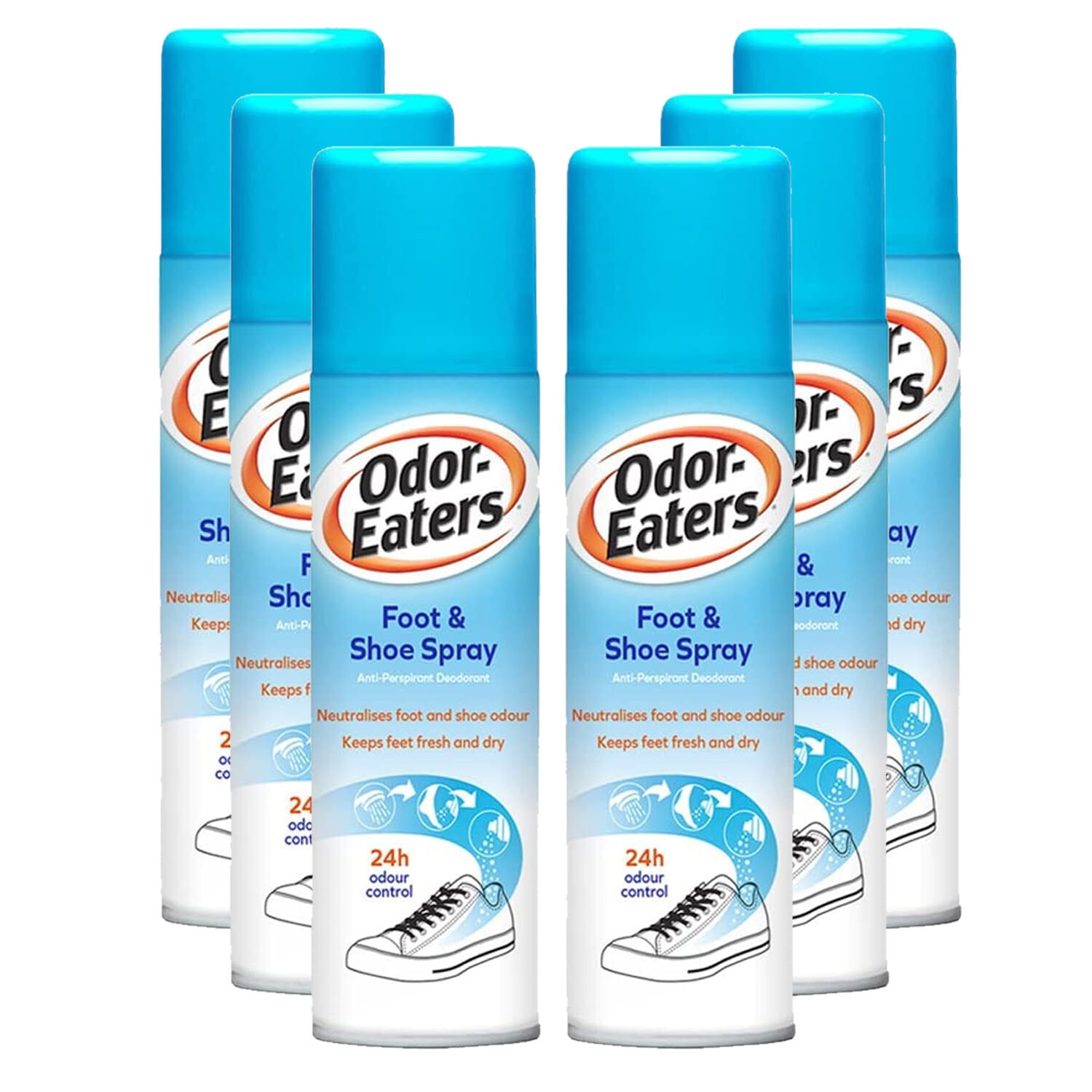 OdorEaters Foot and Shoe AntiPerspirant Spray, 150ml eBay