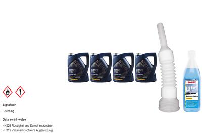 20L MANNOL Motoröl SAE 10W-40 DIESEL EXTRA inkl Auslaufschlauch Scheibenreiniger