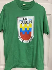RARE Vintage Dublin Ireland Shirt CELEBRATING A THOUSAND YEARS XL Screen Stars