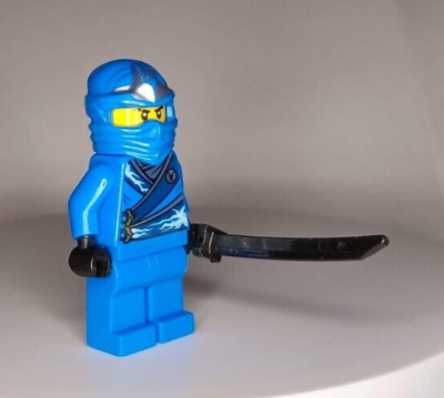 LEGO NINJAGO njo214 Jay Rebooted ZX Hood Minifigure Good Condition