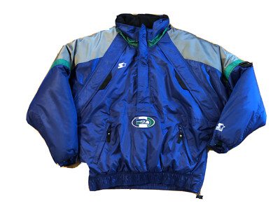 seahawks starter pullover jacket