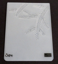 Stampin' Up PINE BOUGH Embossing Folder TIEF TREE BRANCHES Christmas Holidays
