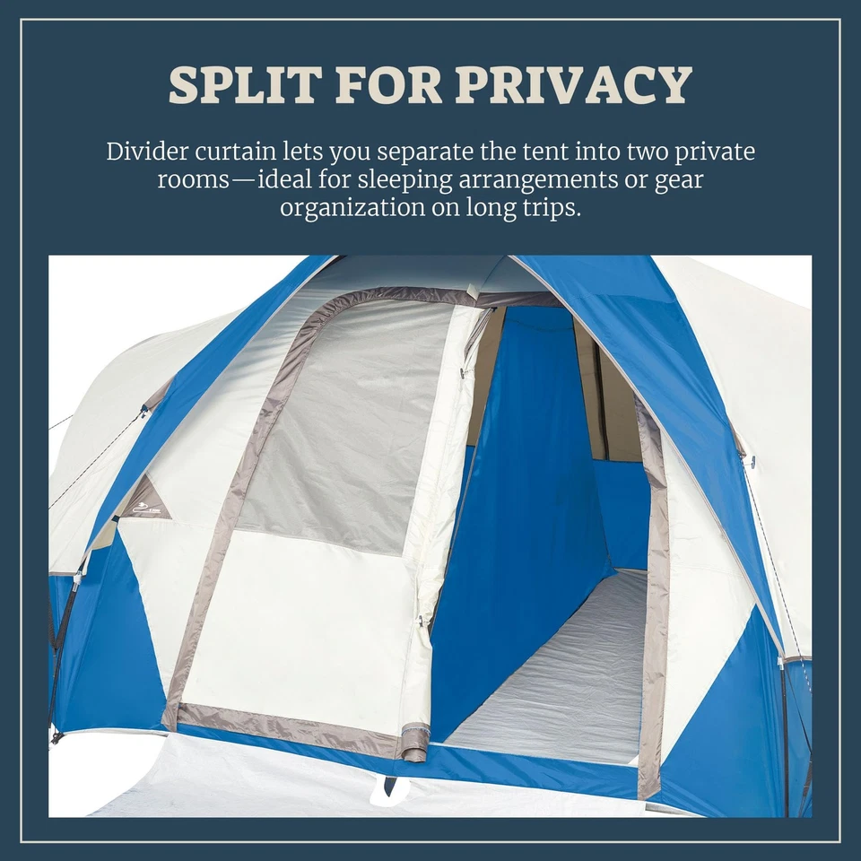 Tienda de campaña con cúpula modificada para 10 personas Wenzel Pinyon para auto camping, viajes, Foto 4 de 4