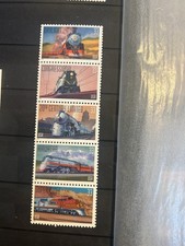 Eisenbahn USA 3159/63 postfrisch, Trains, Chemin de fer