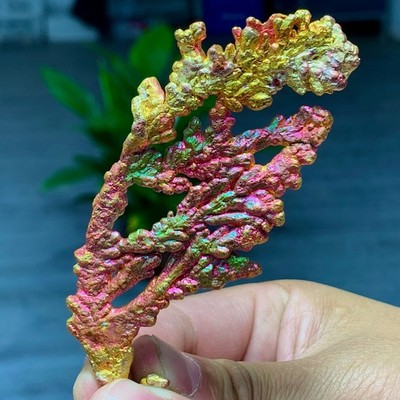 48G Rare!! iridescent Native Copper crystal mineral specimen