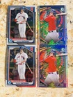 2024 Bowman Chrome Roman Anthony Rookie “4 card Lot”Boston Red Sox USA 🇺🇸 WBC