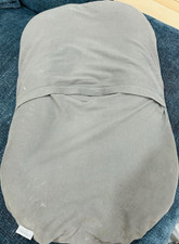 Snuggle Me Gray Baby Pillow Comfortable Infant Support Cushion for Newborns