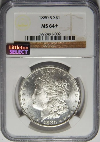 1880-S NGC MS64+ MORGAN DOLLAR