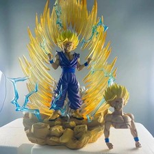 Dragon Ball Z Super Saiyan 2 Gohan Figura 32 cm Statua Luminosa Modello Anime