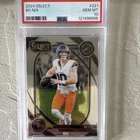 2024 Panini Select Club Level Bo Nix RC #221 Denver Broncos PSA 10