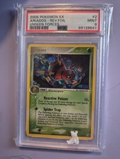 Ariados 2/115 Reverse Foil - PSA 9 (Unseen Forces) PSA 9