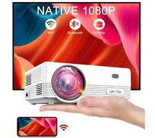 4K Projector 1080P 3D WiFi Video Home Theater 250" Display NEW IN BOX SMART