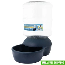 Extra Large Gravity Pet Waterer Dogs Cats 4 Gallons Automatic Hydration System