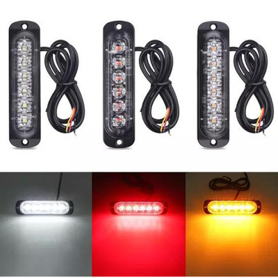 6 LED Light Bar Work Lamp Driving Fog Lights 12V - 24V Spot Beam Offroad SUV 4WD