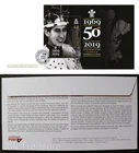 Guernsey Stamps "Prince of Wales Investiture - 50th Anniversary" £2 M/S FDC 2019