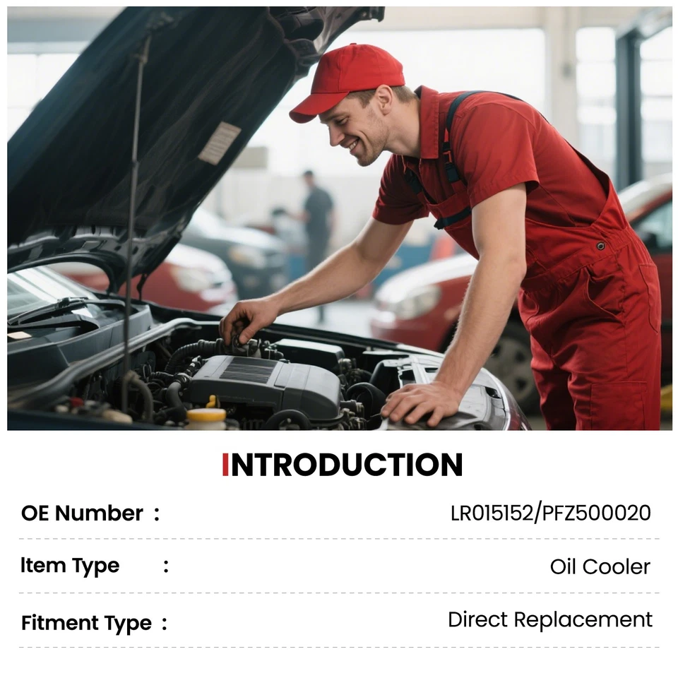 LR015152 Transmission Oil Cooler PFZ500020 For LAND ROVER Range Rover III Foto 3 de 4