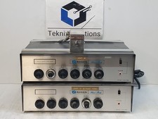 A set of 2 Vintage Bogen Flex PAK Model CHS-35A Amplifiers Tested NO SOUND