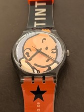 Swatch Tin Tin 2004 Tintin rubber strap watch extremely rare