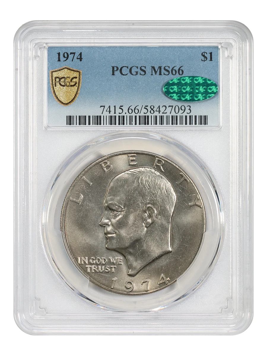 MS 66 Graded 1974 Eisenhower Dollars (1971-1978) for sale | eBay