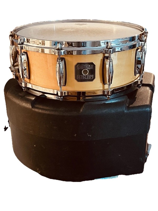 Gretsch Maple Snare Drum, Maple Wood Shell, Natural Wood Finish Snare Drum