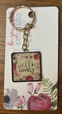 Be-You-Tiful Keychain HELLO LOVELY by Giftcraft NWTAGs 2