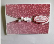 Grußkarten - Glückwunschkarte - Geburtstag - edle Handarbeit - Stampin up