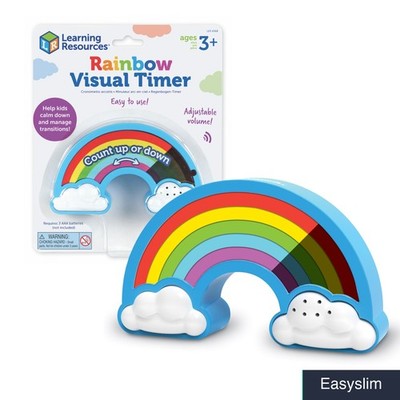 Rainbow Visual Timer with Audio Alarms for Kids Time Management Classroom