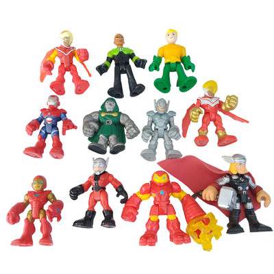 x11 Imaginext Marvel DC Superhelden Figuren Restposten Konvolut
