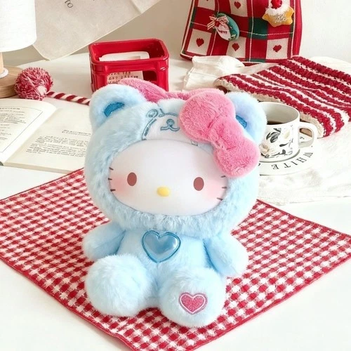 TOPTOY Hello Kitty Pijama de Peluche Serie Vinilo Peluche Colgante Caja Ciega Lindo Regalo - Imagen 24 de 24