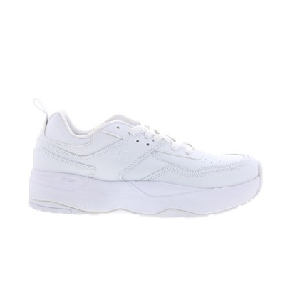 DC E.Tribeka Platform Womens White Leather Skate Inspired Sneakers Shoes 10.5