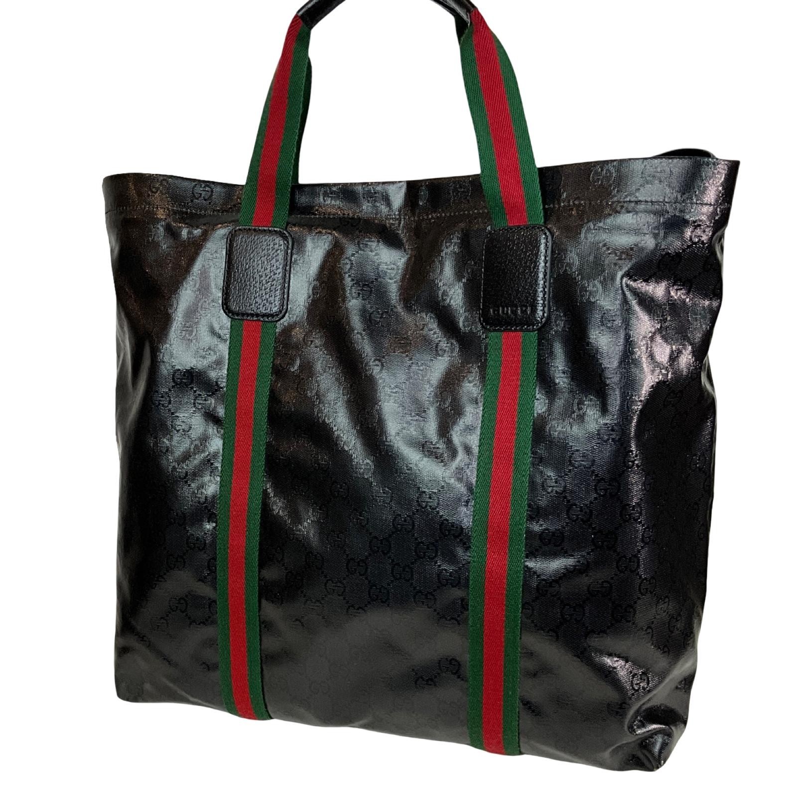 Gucci Women’s GG Crystal Medium Tote Bag in Black Leather image 3