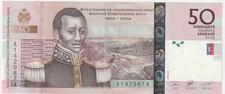 Haiti 50 Gourdes Banknote 2004 Uncirculated Pick#274