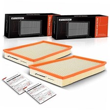 2-PC Engine Air Filter Compatible with Dodge Ram Models for Dodge Ram