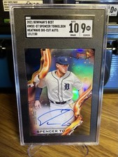 2021 Bowman's Best - Heatwave Die-Cut Autograph Spencer Torkelson #HW-24 (RC)