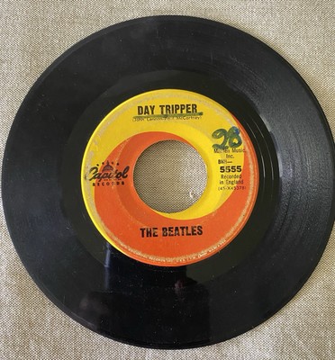Various BEATLES 45 Records /some Have Paper Sleeves All Play Well