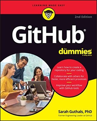 GITHUB FOR DUMMIES 2ND EDITION by Sarah Guthals ThoughtSTEM Paperback Self Help