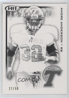 2010 SAGE Hit Black Make Ready 27/50 Andre' Anderson Andre #MR33 Rookie RC 9ty