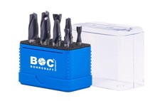Bohrcraft Langlochfr. Z2 DIN327 HSSCo8 TiALN kurz Satz 8-tlg. 53011330008