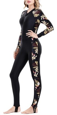 Women Men Dive Skins Suit Rash Guard Full Body Swim Swimsuit, 1mm Wet Suits D...