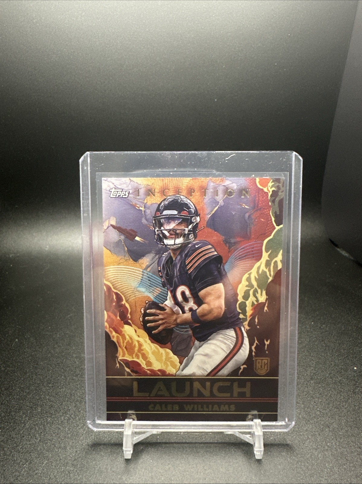 2024 Topps Inception Caleb Williams Launch SSP Rookie Card RC Chicago Bears.