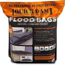 Quick Dam - QD1224-6 Water Activated Flood Bags 1Ft x 2Ft, 6-Pack