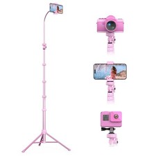 88 Flexible Phone Tripod with 14.95 Gooseneck, Remote and Phone Holder, O...