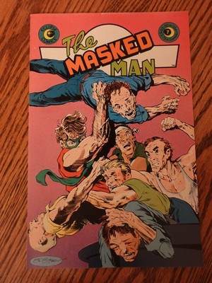 The Masked Man #7 Eclipse Comics Bob Wiacek Modern Age
