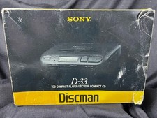 Sony Discman D-33 CD Compact Player