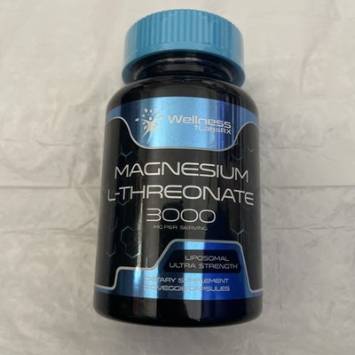 Wellness Labs RX Magnesium L-Threonate 3000 Dietary Supplement 120 Caps 10/26