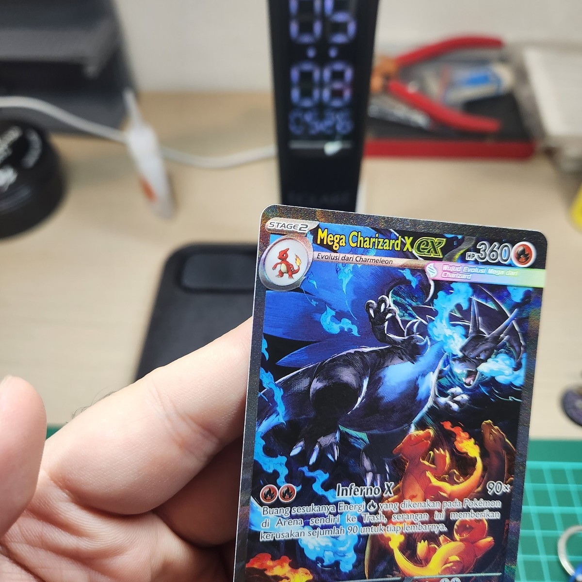 Pokemon TCG Indonesia Mega Charizard X EX 137/103 SAR SIR MA2