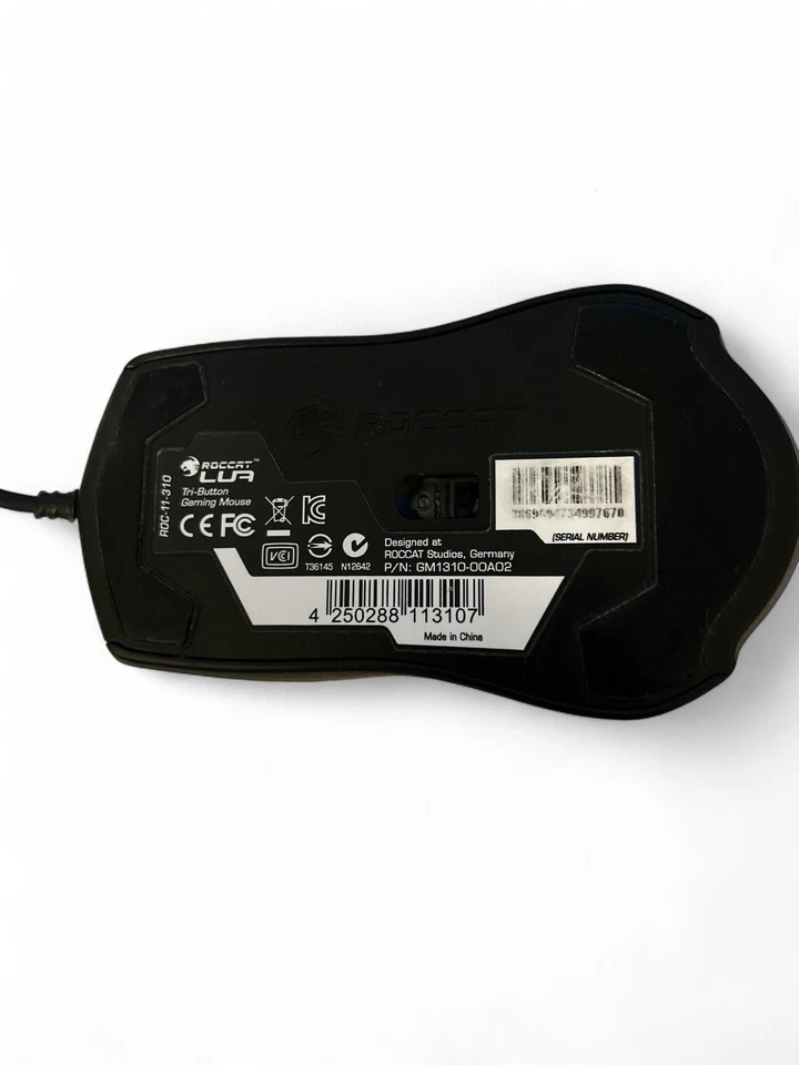 ROCCAT Lua Tri‑Button Gaming‑Maus schwarz – USB, bis 2000 DPI, ergonomisch - Bild 2 von 2