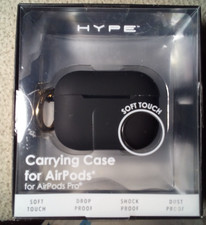 Hype Black Carrying Case For AirPods Pro "Open Box"