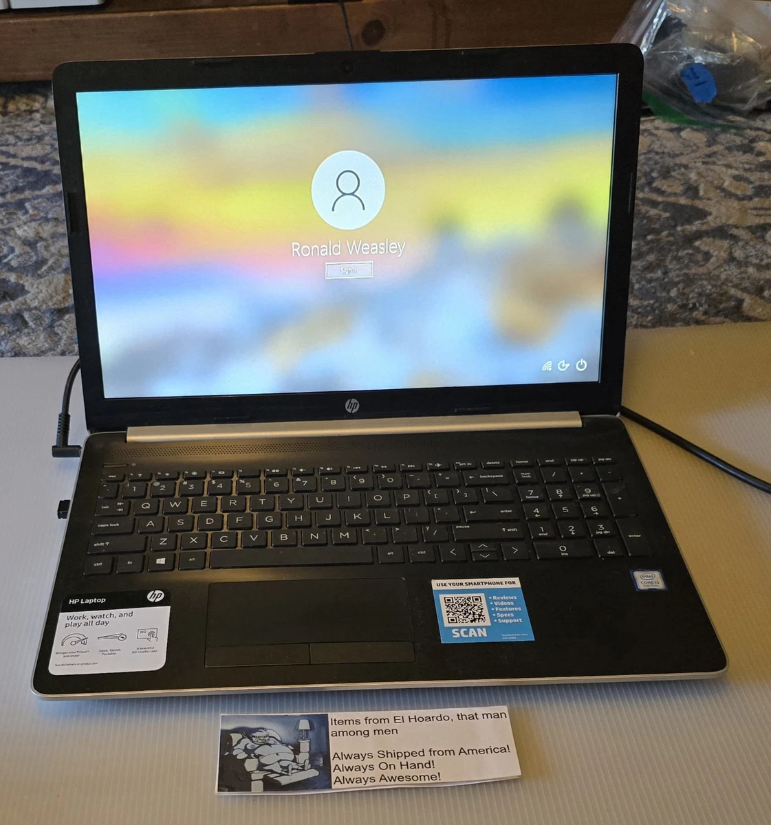 HP Intel Core i3 8th Gen. 8 GB RAM PC Laptops & Netbooks for sale