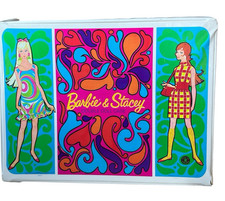 Vintage 1967 Barbie Stacey Double Doll Case Trunk 18 x 14" USA